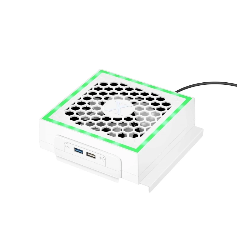 Cooling System with 2 USB Port Light 3 Speed Adjustable Low Noise Cooling Fan