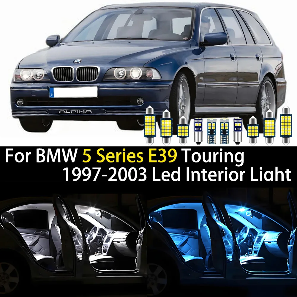 

For BMW 5 Series E39 Touring 1997 1998 1999 2000 2001 2002 2003 LED Car Interior Light Indoor lamps Lighting Bulb Accessories