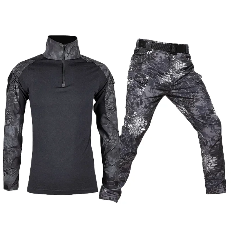 Ensemble d'uniforme militaire Dulsowed pour hommes, vêtements Airsoft Multicam, vêtements de travail respirants, vêtements de chasse RapDuty