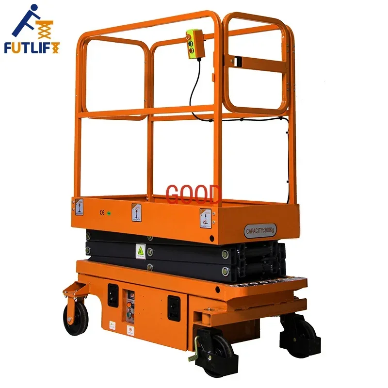 Outdoor Electric Scaffolding Lift Platform 3m 3.9m Mobile Mini Scissor Lift