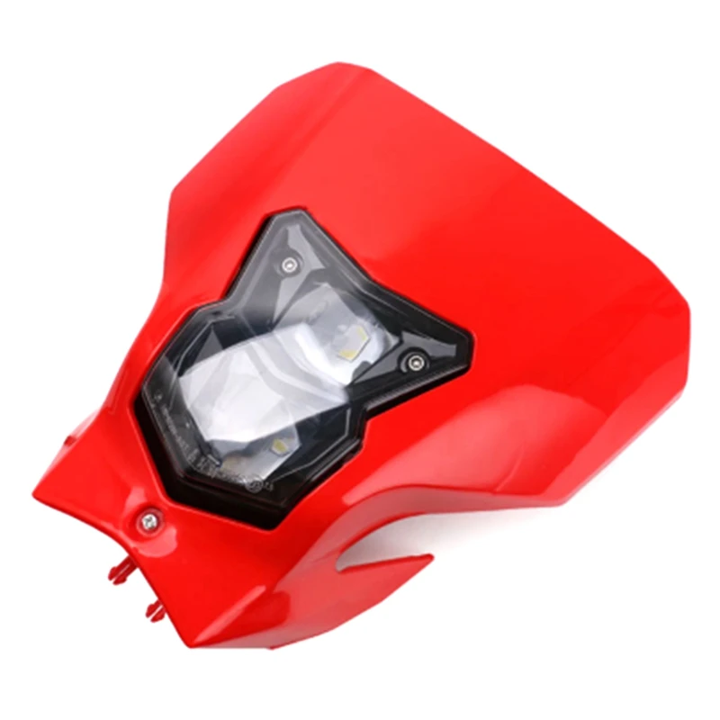 

Universal Motorcycle LED HeadLight Lamp Windshield Headlight Fairing Mask Day Running Light for Honda Crf250L