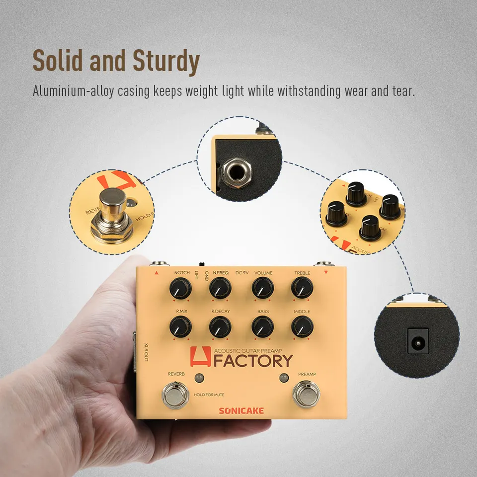 SONICAKE A Factory Analog Preamp and digital Reverb Dual