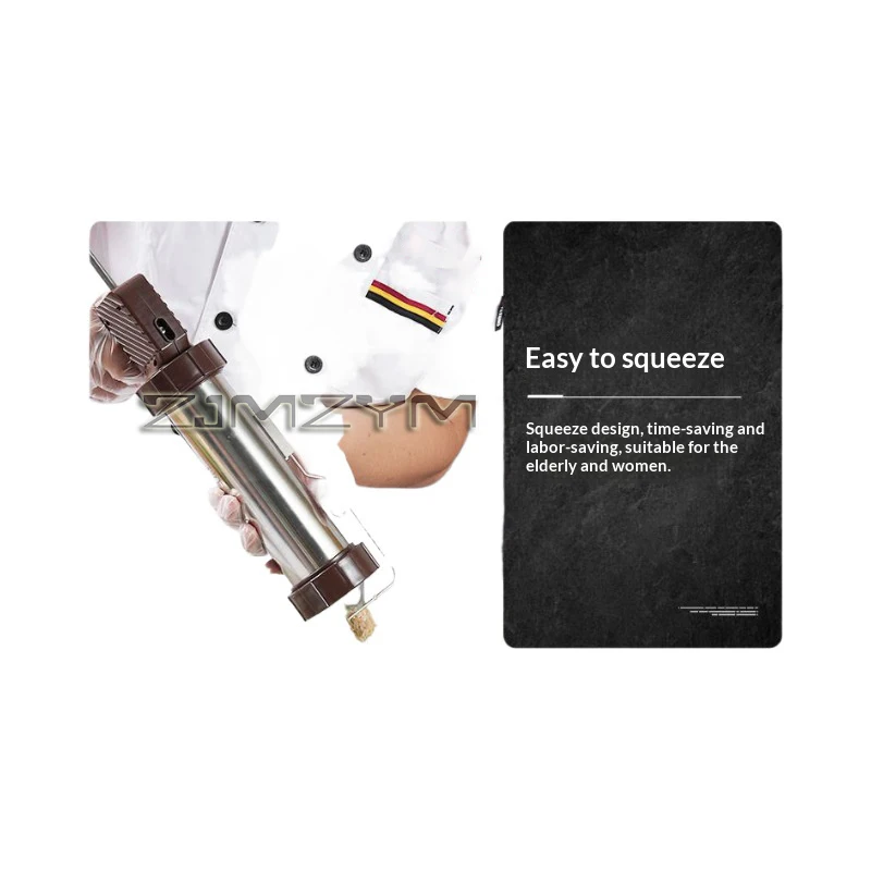 Meatball Sausage Integrated Machine, Handmade Sausage Enemator, Kitchen Sausage Filler, Manual Meatball Maker Sausage Tool