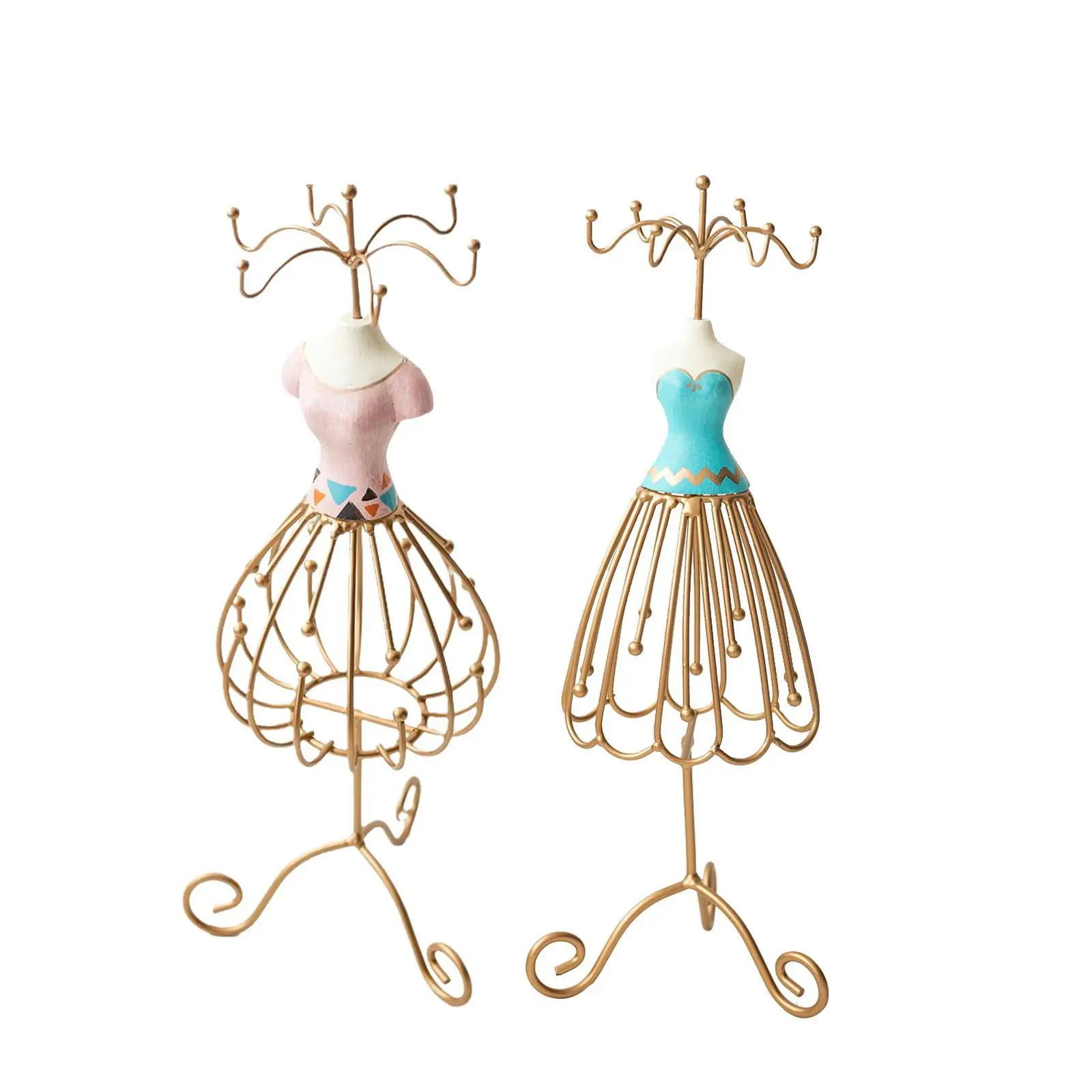 

Princess Jewelry Necklace Display Stand Simple for Bathroom Dresser Showcase