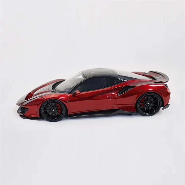 DCM 1:64 Novitec 488 Pista Red Purple limited999 Model car