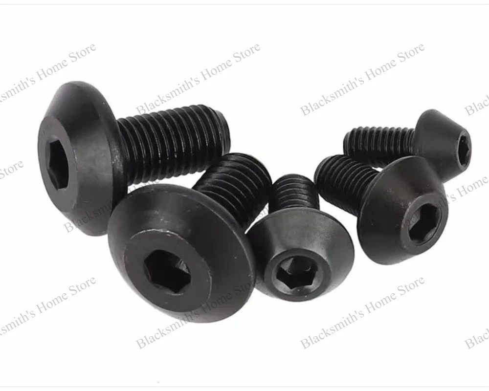 Umbrella-Head Screws, 12.9 Grade High-Strength Mushroom Head Milling Machine CNC Cutter Head Bolts, 10.9 Grade M5 M6 M8mm