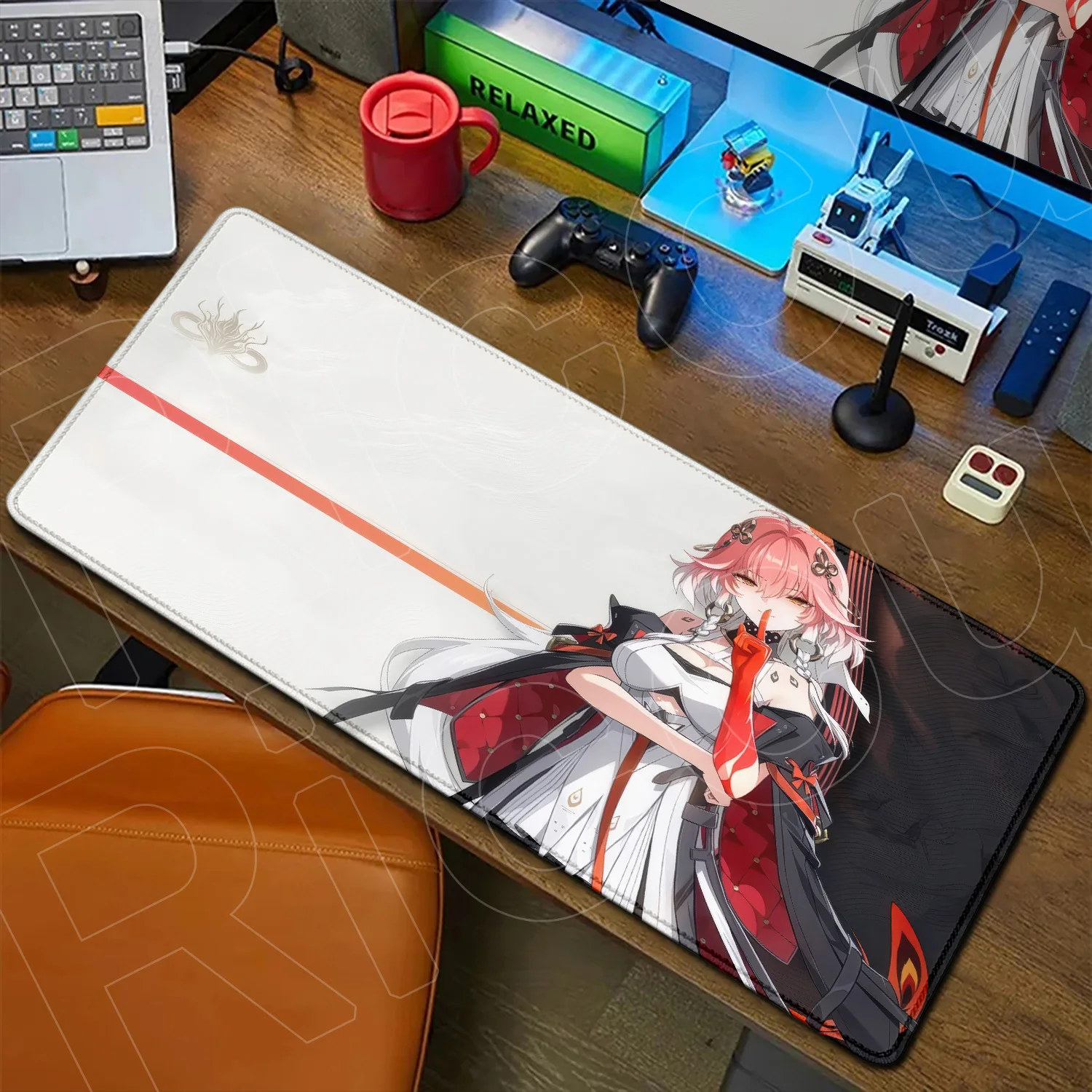 Cute Changli HD Printing Keyboard Mat Gamer Large Wuthering Waves Mouse Pad PC Compute Accessories Aesthetic Decoration Desk Rug