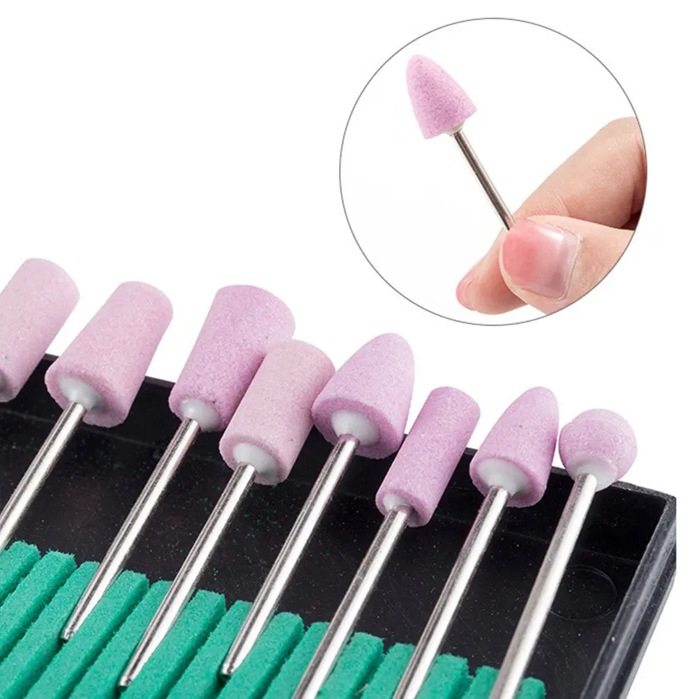 12 stuks polijstkoppen multifunctionele elektrische nagelvijl manicure boorgereedschap nail art slijpkop manicure aanbod