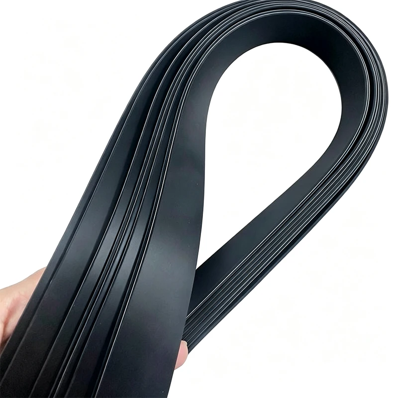Picture 5: 1~5 Meters Thickness 1~5mm Width10~50mm Black Single Sided Self-Adhesive Silicone Rubber Solid Strip High Temperature Resistant
