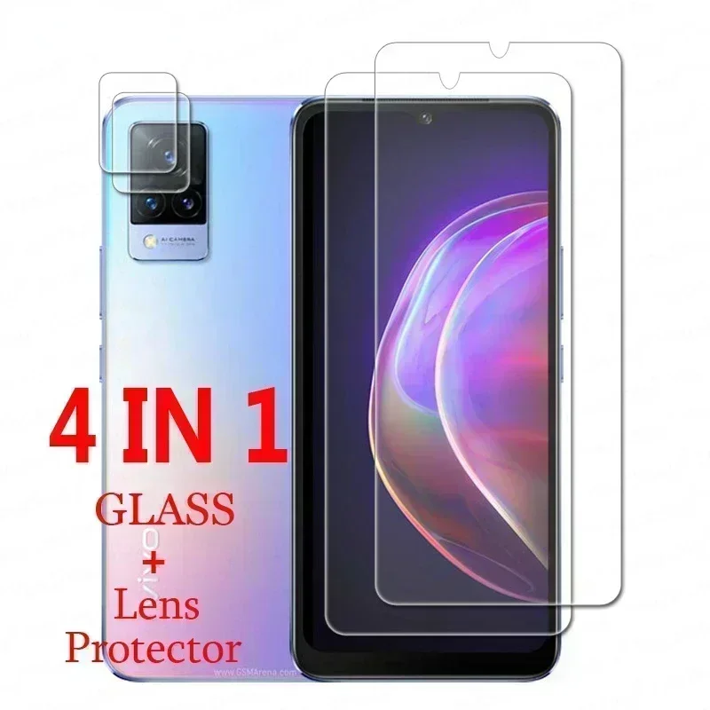 For Vivo V21 Glass Tempered Glass for Vivo V21 5G V21e 5GGlass Transparent Phone Screen Film Lens Camera Protector Film