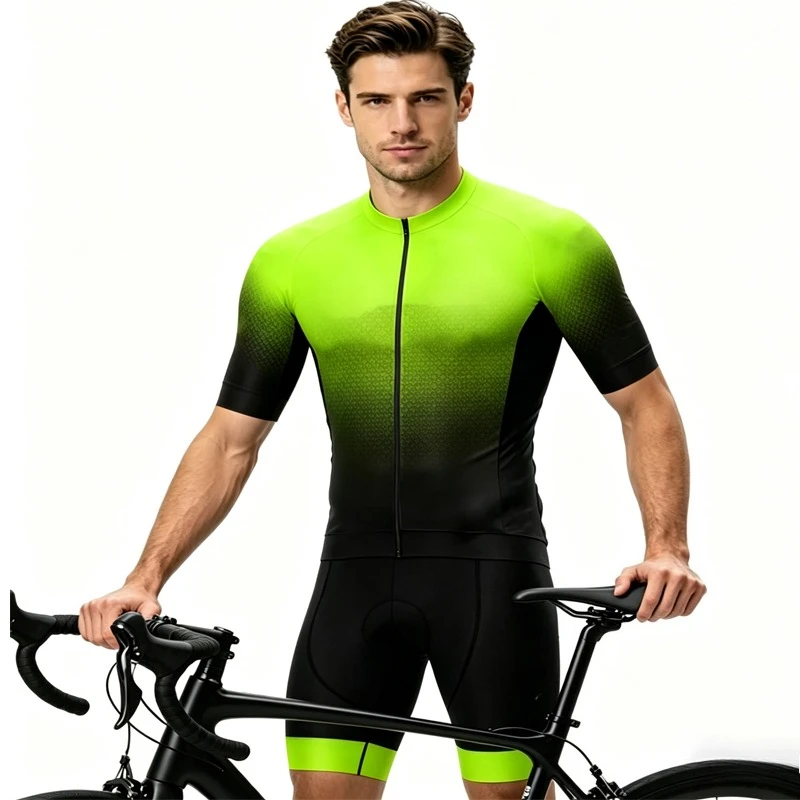 

2026 Team Sportwear Cycling Jersey Set Summer Cycling Clothing MTB Bike Clothes Uniform Man Bicycle Suit