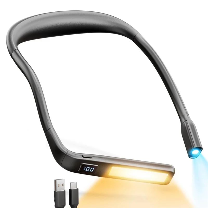 

A13E-Hanging Neck Light Hanging Neck Reading Lamp Rechargeable Neck Light For Reading In Bed, Camping, Repairing, Book Lovers Gi