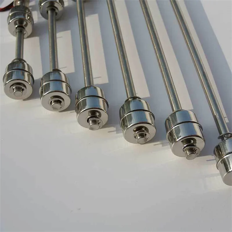 100/200//300/400mm Double Ball Float Switch Tank Liquid Water Level Sensor Stainless Steel Float Switch Tank Pool Flow Sensors