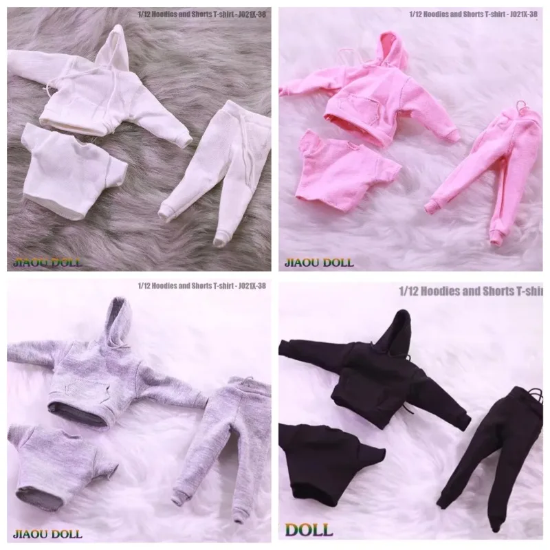 

1/12 весы, толстовка, брюки, футболка, свободный комплект одежды Sprots, модель подходит для 6 дюймов, экшн-фигурка солдата, аксессуары для кукол, подарок