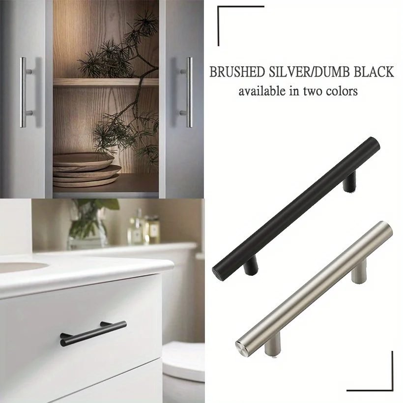 4pcs 15cm Modern kitchen cabinet door drawer brushed handles and knobs furniture cabinet handle hardware