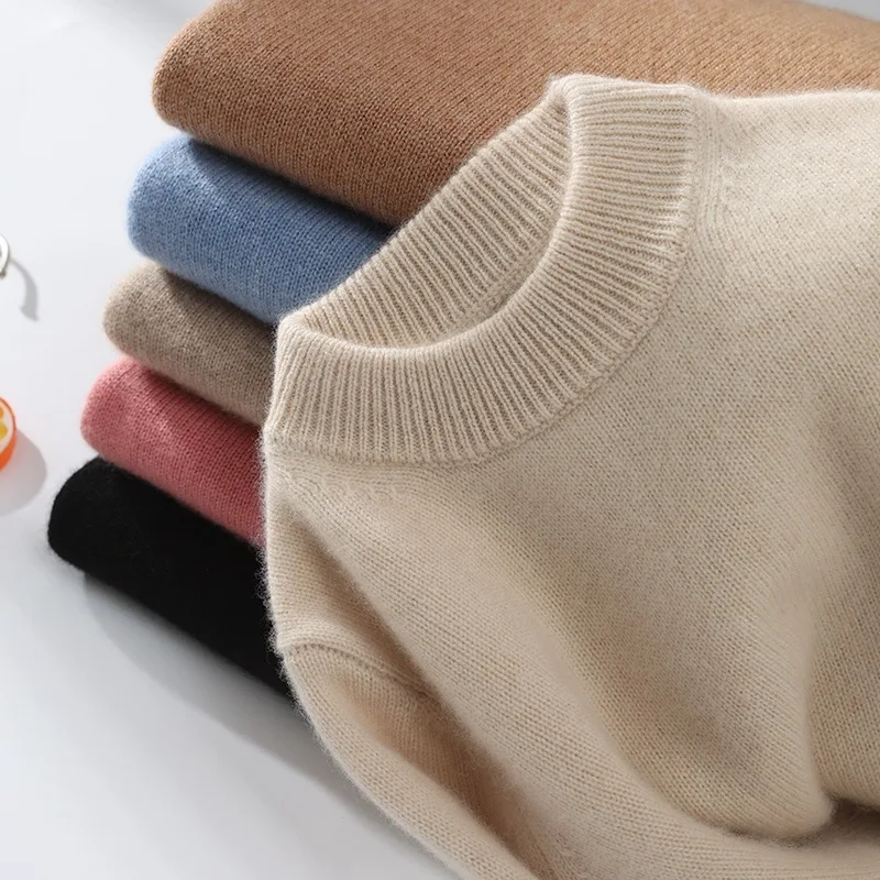 

Boys Sweater 100% wool Boys Tops Childrens Warm Quality Wool Sweater Kids Solid base layer Cashmere Girls Pullover Wool Clothes