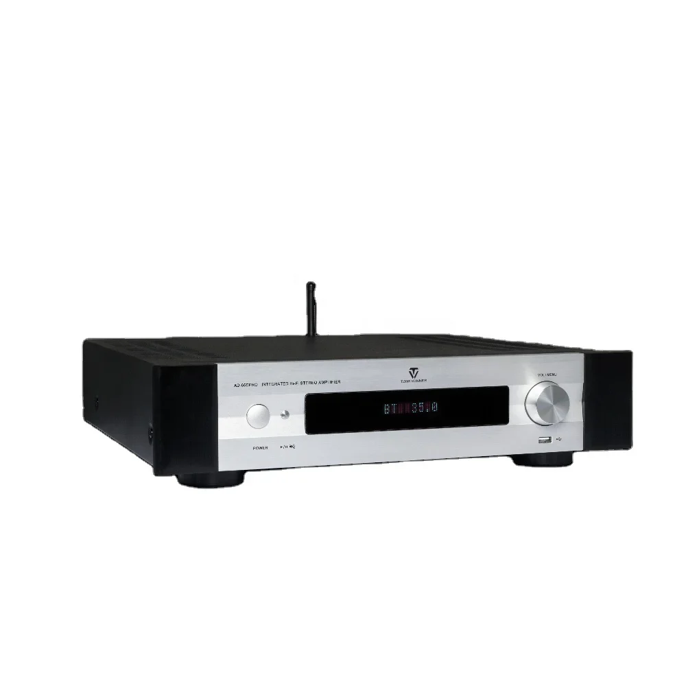 OEM/ODM manufacture Multi function Integrated HI-FI Amplifier 100W*2 Bluetooth 5.0 digital player amplifier USB audio