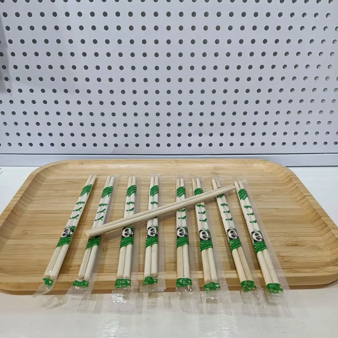 Panda Brand Disposable Chopsticks Individually Packaged Cheap Takeaway Bamboo Long Chopsticks for Hot Pot Dining Table Utensils
