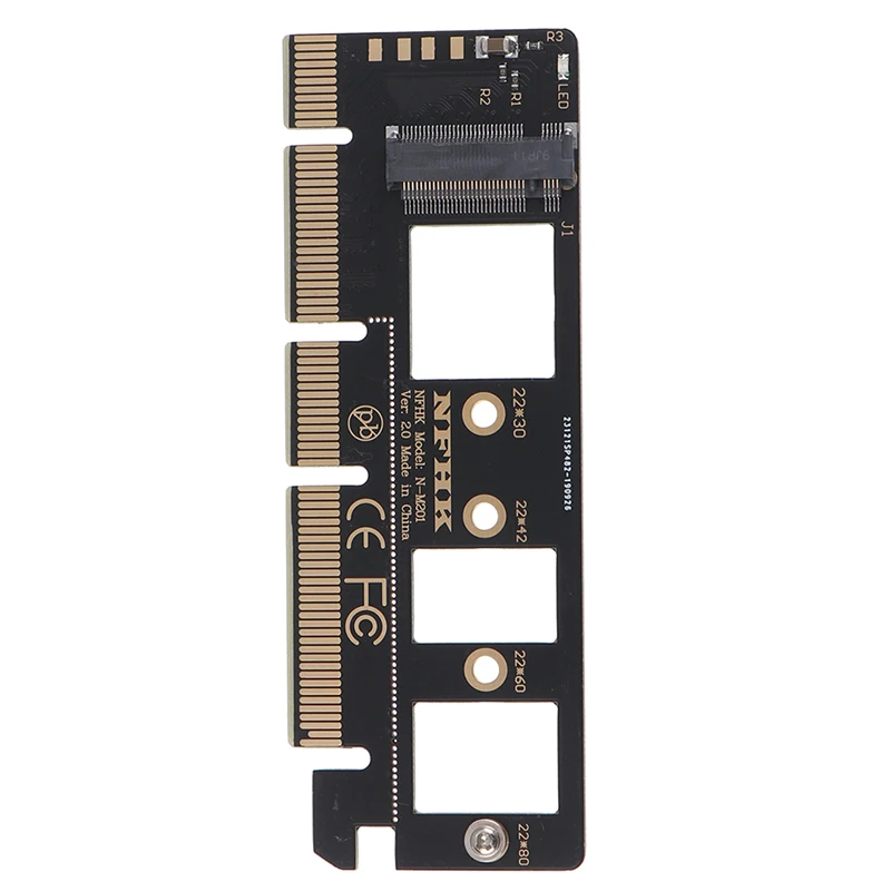1PC PCIe NVMe M.2 Ngff Ssd To PCIe Pci Express 3.0 X4 X8 X16 Adapter Card Convert Card Expansion Card Adapter