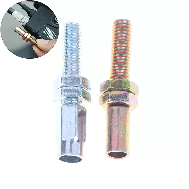 10Pcs M6 Screws Motorbike Throttle Cable Parts M6 Hollow Screw Throttle Cable Kart Throttle For Agricultural Machinery Accessori
