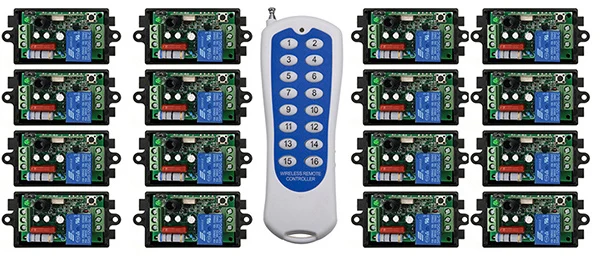 1000 м большой радиус действия AC220V 1 канал 1 канал RF беспроводной пульт дистанционного управления система передатчик + приемник, 433 МГц/лампа/окно/гаражные двери