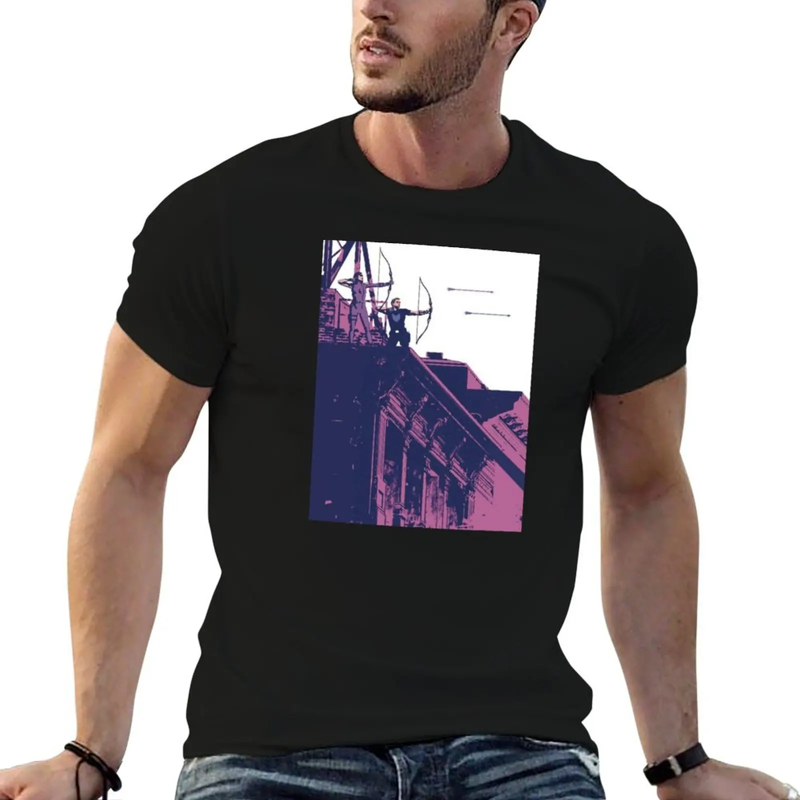 

Hawkeye Comic T-Shirt man t shirt summer printed t shirts for man T-Shirt