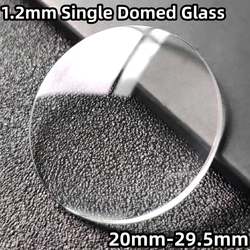 1,2 mm Kantenstärke, einseitig gewölbtes Mineralglas für Uhren, 20–29,5 mm, Ersatzglas für die Uhrenreparatur, YZC9200. – Detail 1