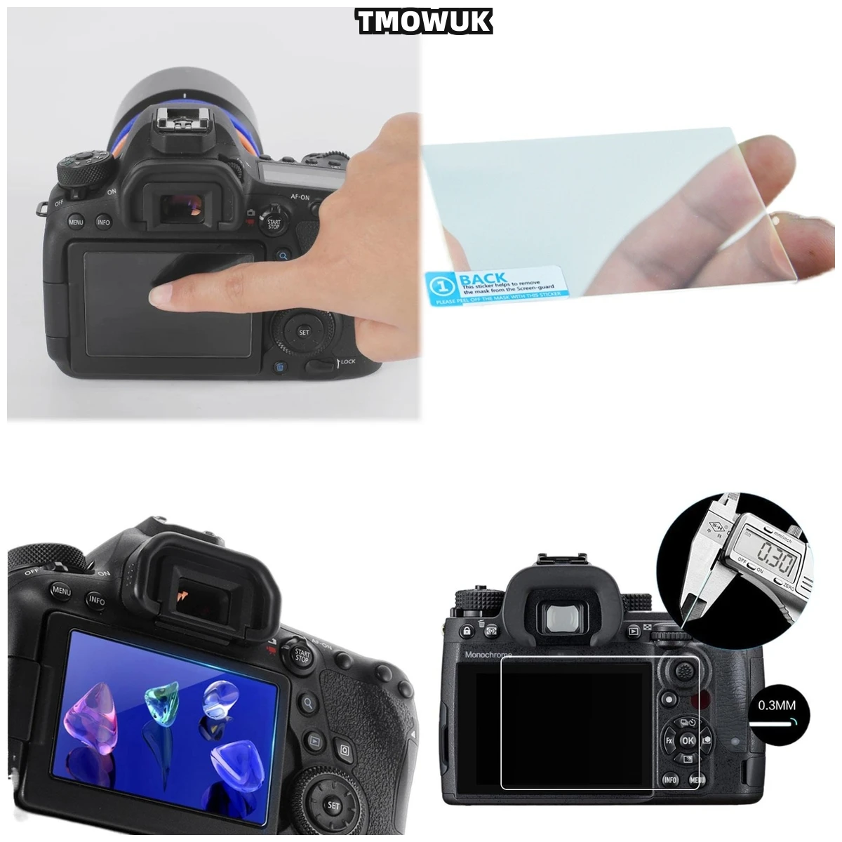 

For PENTAX K30 Anti-Scratch 9H Hardness Tempered Glass HD Clear Screen Protector