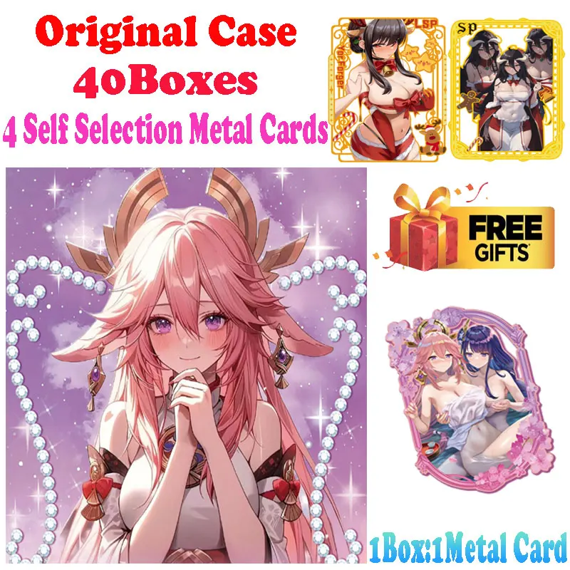 Wholesale 2024 Lastest Sweetheart Story Collection Metal Card Goddess Waifu Booster Box CCG TCG Doujin Toys And Hobby Gift