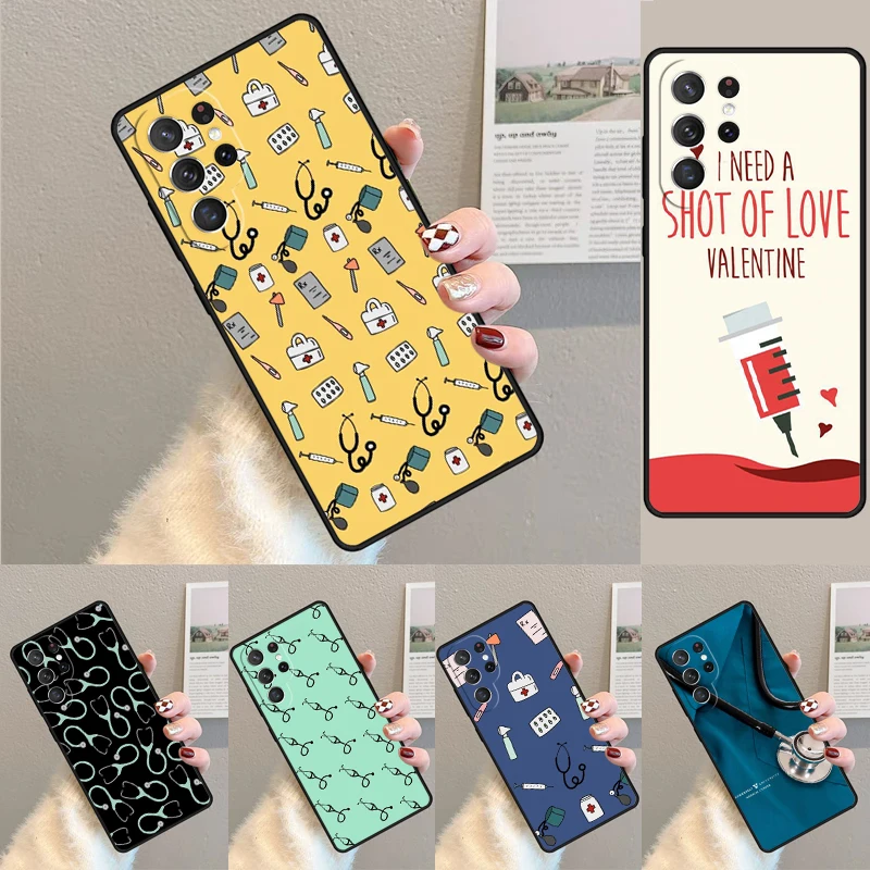 Medical Doctor Nurse Medicine Student Phone Case For Samsung Galaxy note 10 pro S26 S25 S24 S23 S22 S21 Plus Ultra Cover
