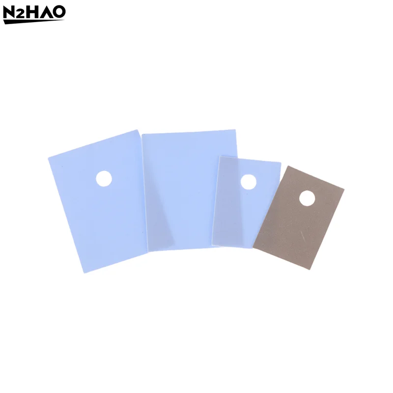 100PCS TO-220 Insulation Pads Heatsink Thermal Pad Soft Silicone Sheet Insulation Cloth