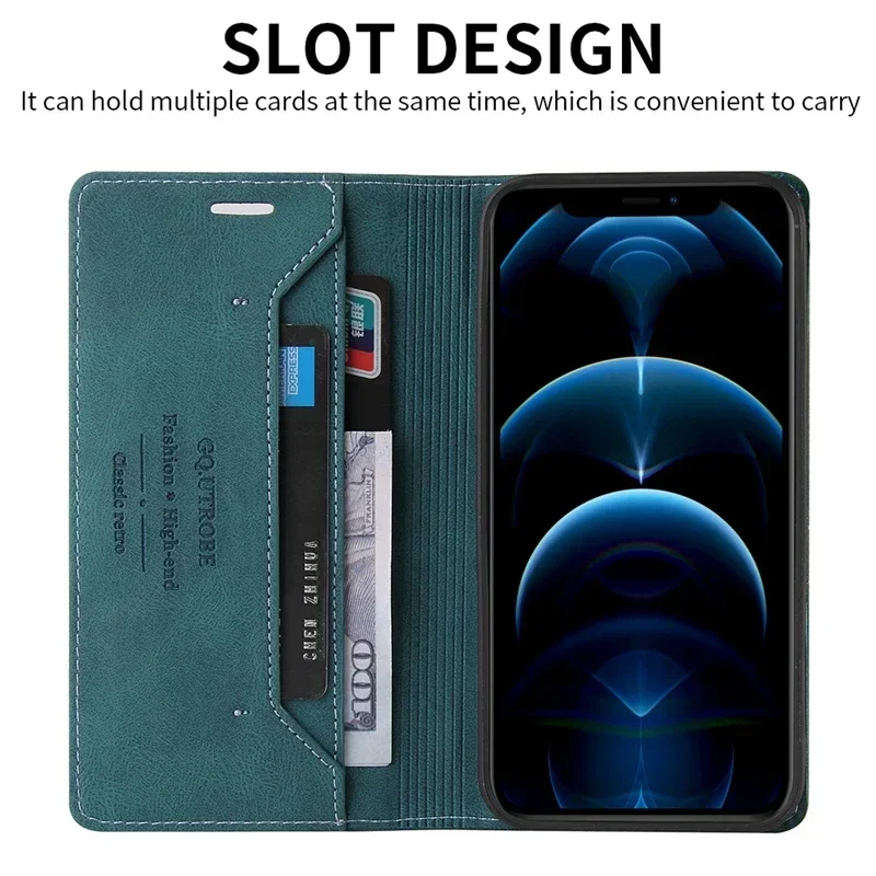 Portfelowe etui z magnetyczną klapką do Xiaomi Redmi 13 13C 13R 12 12C 10 10C 9 9A 9C 9T 8 8A 7A Poco F6