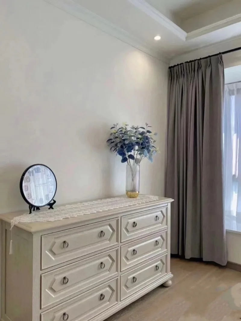 9段チェスト寝室収納収納キャビネットフレンチロマンチックリビングルーム玄関キャビネットソファサイドキャビネット家具