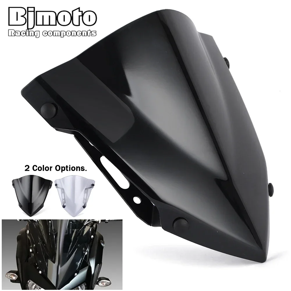 

MT FZ 07 Motorcycle Windshield Windscreen For Yamaha MT-07 FZ-07 MT07 FZ07 2018 2019 2020