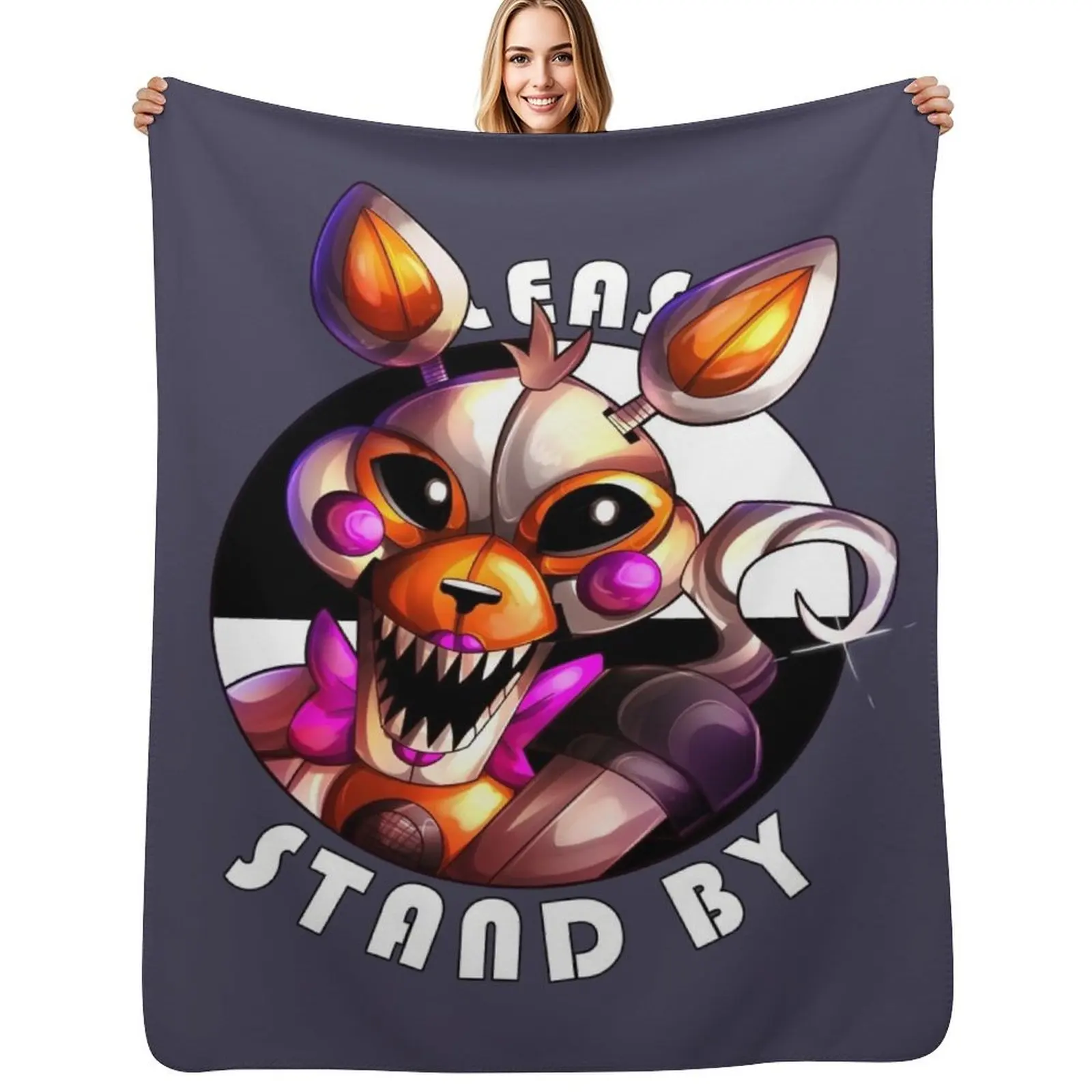 

Lolbit 2 ~ Throw Blanket sofa bed Luxury Brand Blankets