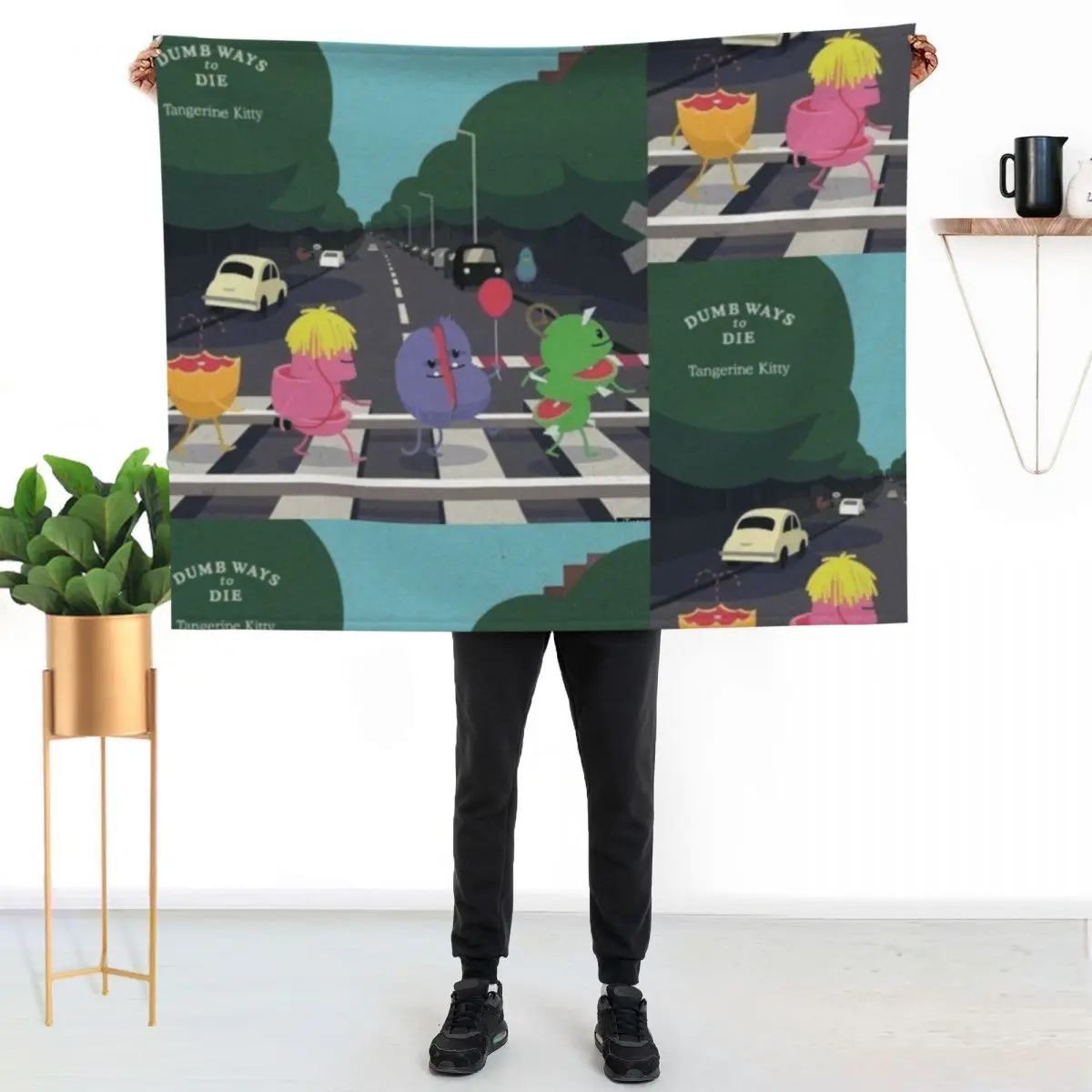 Dumb Ways To Die Throw Blanket Soft Warm Blanket Gift for Men Women Adults