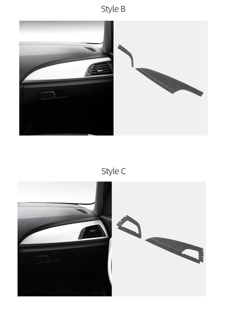 Alcantara Schaltknauf & Einfassungen Für BMW 1er/2er F20 M135i M140i M235i M240i – Carbon Kings