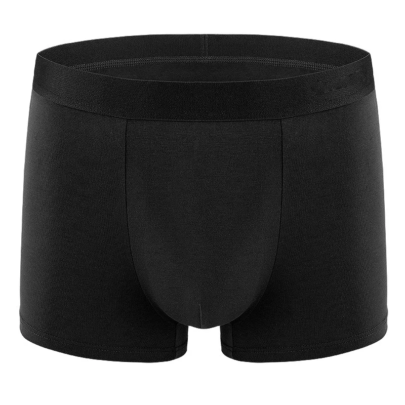 

The new black underwear for the summer of 2025 is comfortable simple close-fitting boxer shorts are a must-have for men fashion