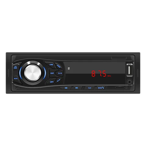 DuoDton araba radyo Dash 1 Din teyp MP3 çalar FM ses Stereo USB SD AUX girişi ISO portu Bluetooth radyo
