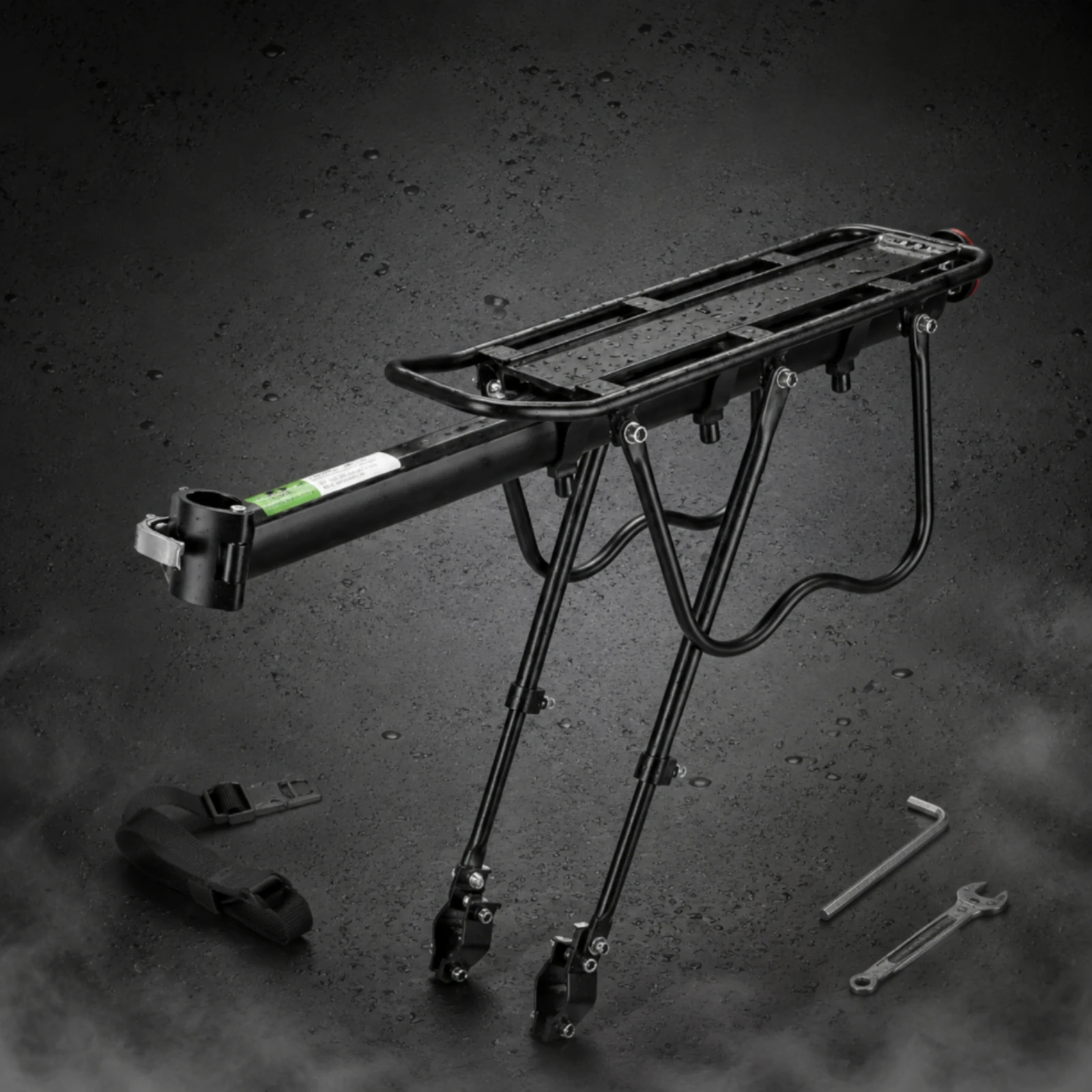 bike-rack-with-quick-release-clamps-aluminum-alloy-rear-rack-with-support-arms-lightweight-sturdy-for-commuters-commuting
