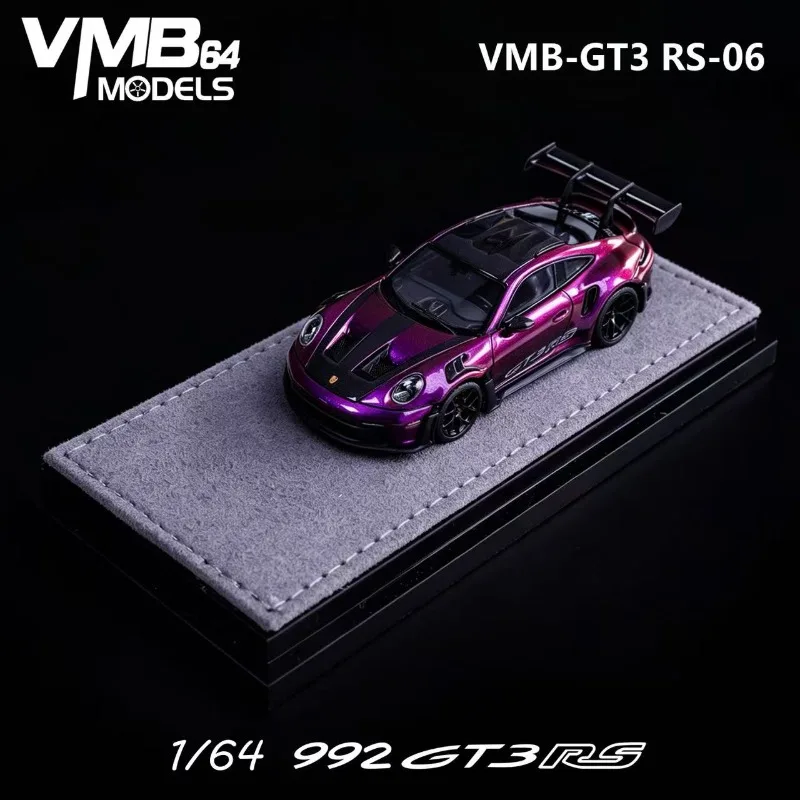 In Stock 1:64 911 992 GT3 RS Chameleon Resin Car Model Die-Cast Static Car Model Creative Decoration Item Holiday Gift