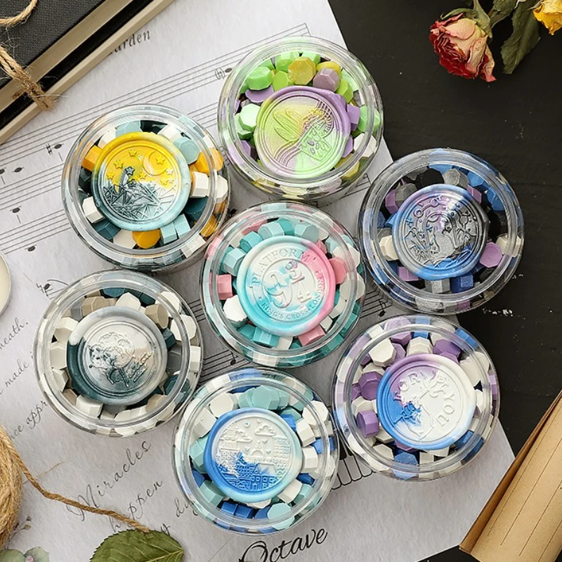 

Easy-Grip Vintage Sealing Wax Seal Stamp Octagon Beads for Invitations Christmas Handmade Gift Rubber Stamp Decor