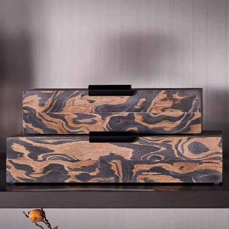 Minimalist Jewelry Box Artistic Creative Desktop Display Case for Storage Women Earrings Necklaces Container Organizing Boxes
