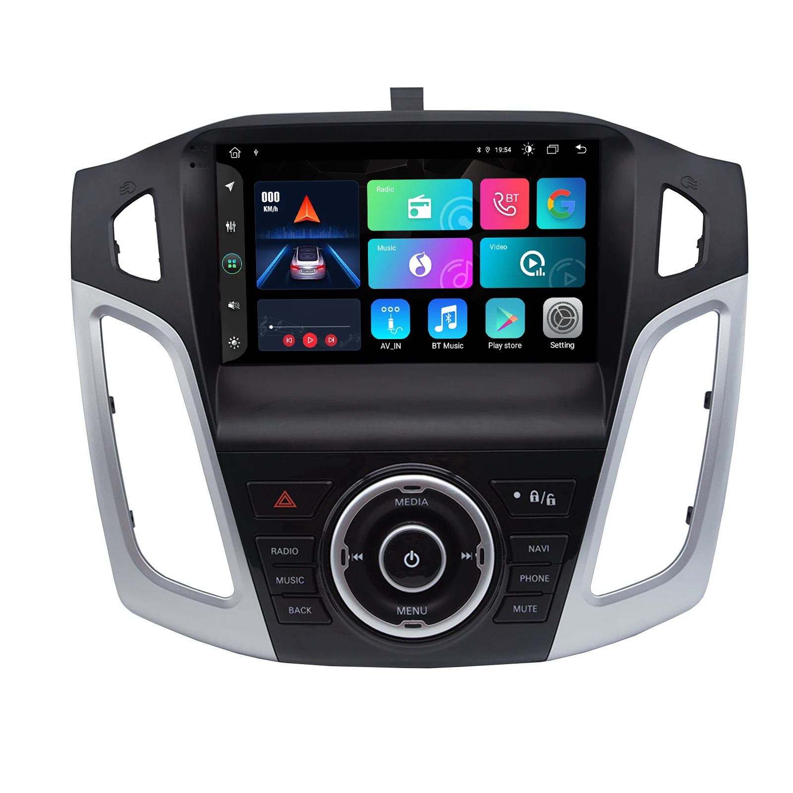 Car Radio for Ford Focus 2012 2013 2014 2015 2016 2017 Android 12 Carplay Android Auto 9 Inch IPS Touch Screen Octa Core   ﻿