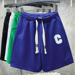 2024 Summer Running Shorts Korean Fashion Casual Hip-hop woman Shorts Jogger mens Streetwear Basketball C Print women Gym