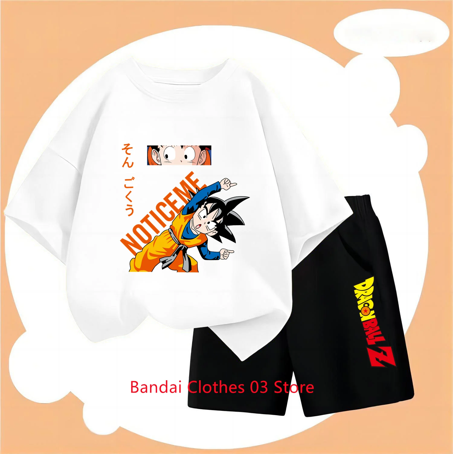 Dragon-Ball Z T Shirt Children Kawaii Funny Summer Cartoon T-shirt for Boys Girls Kid Children's Sets Unisex Short Sleeves