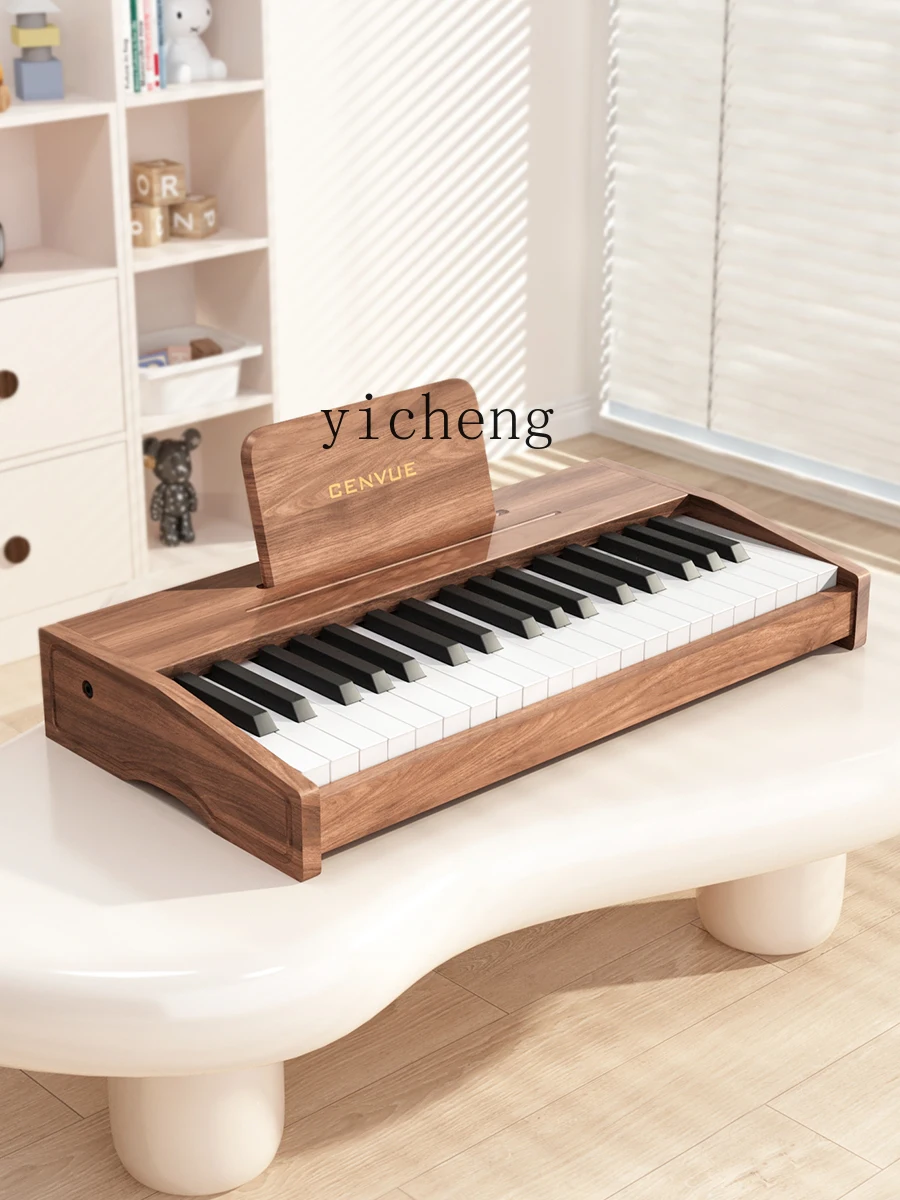 

ZZ wooden children's small piano electronic organ entry boy and girl baby toy gift