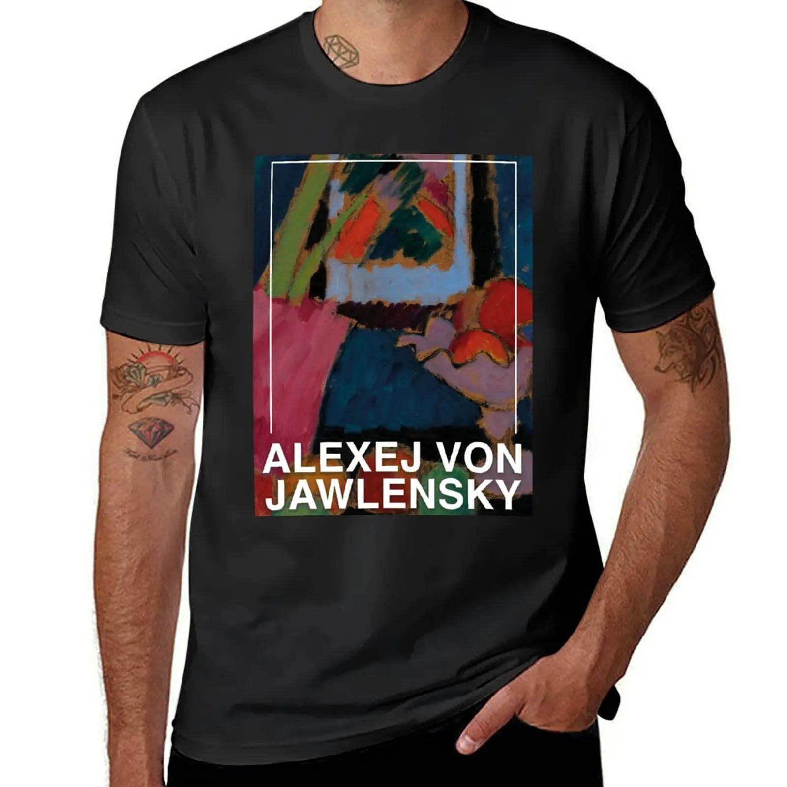 Alexej von Jawlensky, Still Life with a Violet Bowl, 1912 T-Shirt customizeds customs design your own mens t shirt graphic