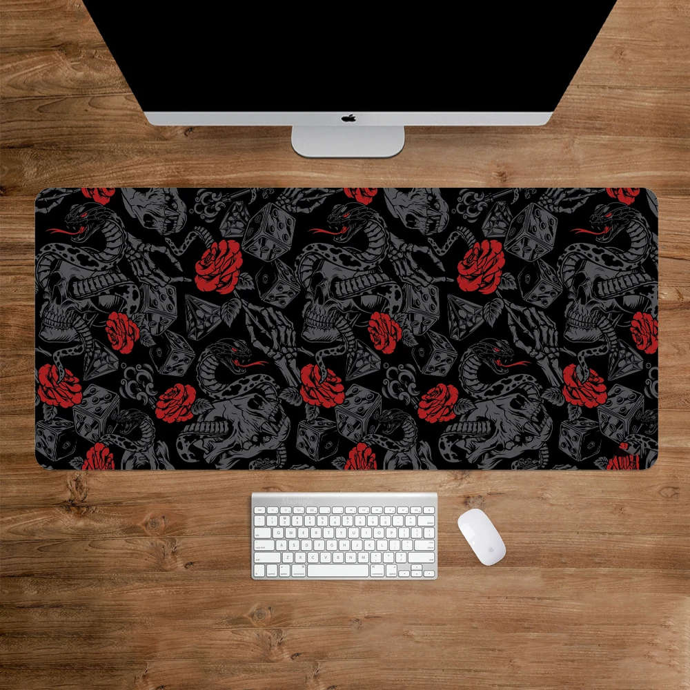 Mouse Pad Large Computer Accessories Flower Carpet for Mouse Desk Gadgets Desk Pad Gaming Pc Laptop Keyboard Pad Office Items