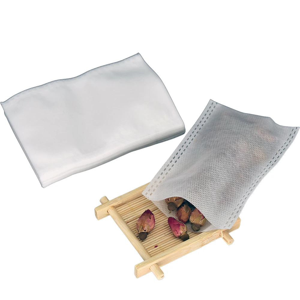 

10000pcs 160 X210mm Non-woven Fabric Disposable Filter Bags For Tea Infuser With String Heal Seal Food Grade